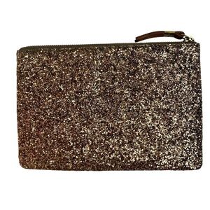 Madewell - The Leather Pouch in Glitter